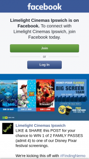 Limelight Cinemas Ipswich – Win 1 of 2 Family Passes (admit 4) to One of Our Disney Pixar Festival Screenings