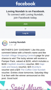 Loving Nundah – Win a Pamper Pack for Mother’s Day (prize valued at $200)