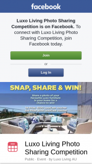 Luxo Living is giving away $700 worth of LuxoCash vouchers in our Facebook photo sharing competition – Competition (prize valued at $700)