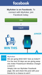 MyAnker – One Anker Powertouch Wireless Charger a Day