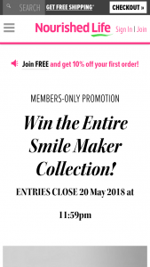 Nourished Life – Win The Full Set of 5 X Smile Makers (prize valued at $224)