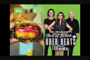 NOVA FM – Win Your Way to London By Playing ‘best of British Beats for Uber Eats’ (prize valued at $10,000)