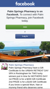 Palm Springs Pharmacy – Just In Time for Mothers Day