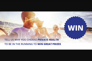 Private Health Public Benefit – Win $200 Weekly Or $2000 Major Prize