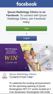 Qscan Radiology – Win a $100 Eftpos Card (prize valued at $100)