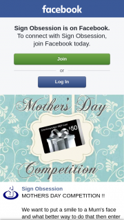 Sign Obsession – Win Your Mum a $50 Coles Myer Gift Card