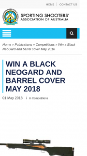 ssaa – Win a Black Neogard and Barrel Cover (prize valued at $65)