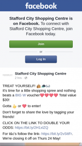 Stafford City Shopping Centre – Win $30 Big W Gift Card Must Collect