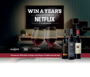 Accolade Wines – LMG – Win 1 of 5 prizes of Netflix for a Year valued at $220 each
