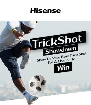 Hisense Australia – Trick Shot Showdown – Win an Ultimate Fan Pack valued at $2,256 OR 1 of 3 minor prize packs valued at $168 each