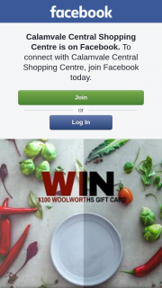 Calamvale Central Shopping Centre – Win a $100 Woolworths Gift Card