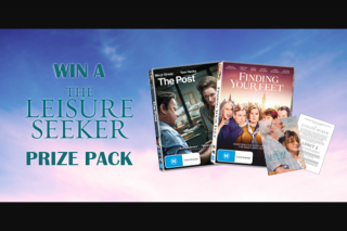 Dendy – Win a Great Prize Pack to Celebrate The Release of The Leisure Seeker