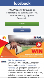 FAL Property Group – Tickets to Broncos V Warriors at Suncorp Stadium