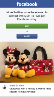 Mum to Five – Win a Mickey & Minnie Prize Straight From Disneyland