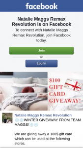 Natalie Maggs Remax Revolution – Win a $100 Gift Card