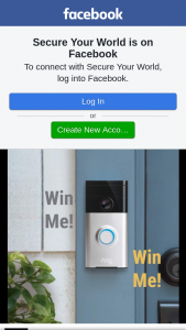 Secure Your World – Win a Ring Doorbell (prize valued at $300)