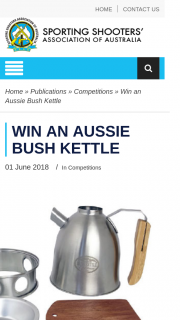 ssaa – Win an Aussie Bush Kettle (prize valued at $129.95)
