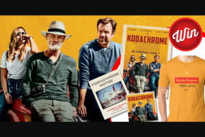 Stack Magazine – Win Two Merch Packs Including a Double Movie Pass to See Kodachrome