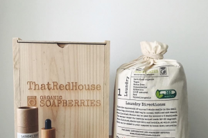 That Red House Soapberries @sarahplustwoandjax – Win a 1kg Waste Free Timber Box of Organic Soapberries and a Clean Linen Laundry Tonic Valued at $74.95 (prize valued at $74.95)