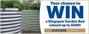 Gardening Australia – Win a Kingspan Garden Bed valued up to $500