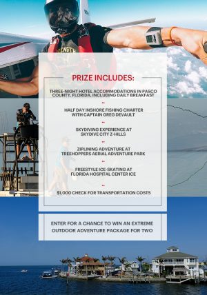 Hearst Magazines – Men’s Health Extreme Outdoor Adventure – Win an extreme outdoor adventure package for 2 valued at $2,600