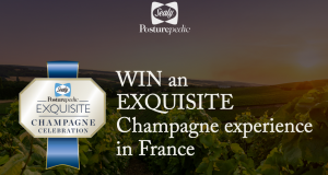 Posturepedic – Win a major prize of a trip for 2 to Champagne, France valued at up to AU$11,465 OR 1 of 100 minor prizes of a bottle of Moet & Chandon Champagne