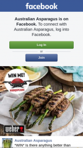 Australian Asparagus – Win a Brand New Bbq From Weber Barbecues Australia/new Zealand (prize valued at $469)