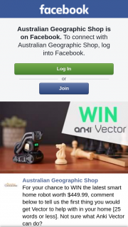 Australian Geographic Shop – Win The Latest Smart Home Robot Worth $449.99 Comment Below to Tell Us The First Thing You Would Get Vector to Help With In Your Home [25 Words Orless].