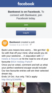Bankwest Round 4 – You Must (“eligibility Criteria”) (prize valued at $549)