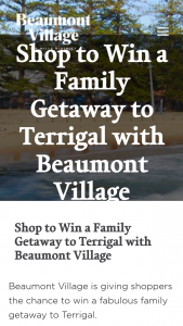 Beaumont Village – Win a Family Getaway to Terrigal With Beaumont Village (prize valued at $950)