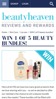 Beauty Heaven – Win 1 of 5 Beauty Bundles