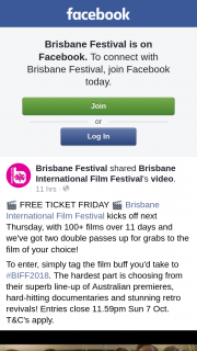 Brisbane Festival – Win The Promotion