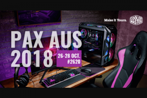Cooler Master – That Opens to Australian (prize valued at $500)