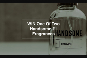 Fritz Mag SA – Win One of Two Handsome #1 Fragrances
