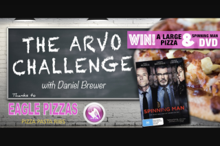 Gold Central Vic – Win a Large Pizza Thanks to Eagle Pizza and on DVD Spinning Man Thanks to Defiant Screen Entertainment