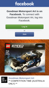 Goodman Motorsport Art – Win a Lego Ford Fiesta M-Sport Wrc Speed Champions Kit Worth $22 From Goodman Motorsport Art /facebook Comment