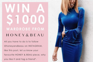 Honey & Beau – Is Announced on Nov 26th 2018. (prize valued at $1,000)