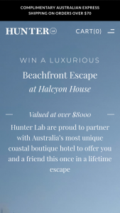 Hunter Lab – Win a Luxurious (prize valued at $8,000)