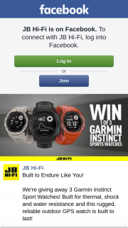 JB HiFi – 3 Garmin Instinct Sport Watches