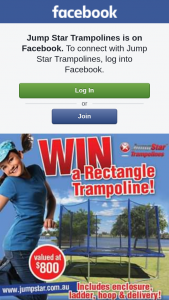 Jump Star Trampolines – Win a Trampoline (prize valued at $800)
