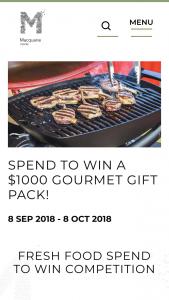 Macquarie Centre – Win a $1000 Gourmet Gift Pack (prize valued at $1,000)