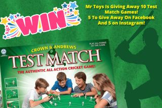 Mr Toys Toyworld – Win a Brand New Test Match Game (prize valued at $400)