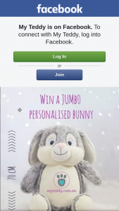 My Teddy – Win a Large Bunny Valued to $126.90? (prize valued at $126.9)