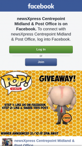 NewsXpress Centrepoint Midland & Post Office – Win a Chase Edition Mr Bean Pop Vinyl