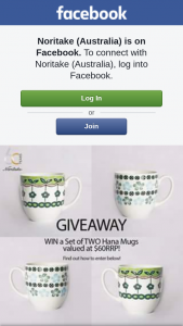 Noritake Australia – Win a Beautiful Set of Hana Mugs (prize valued at $240)