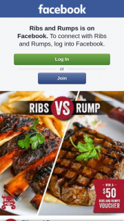 Ribs and Rumps – Win a $50 Rnr Voucher (prize valued at $50)