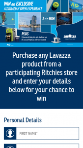 Ritchies Supa IGA Promotion – Win The Major Prize (prize valued at $79.99)
