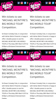 Sit Down Comedy Club – Win Click The ‘forward to a Friend’ Feature and Send this Email to Your Friends