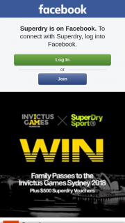 Superdry – Win The Following (prize valued at $55)