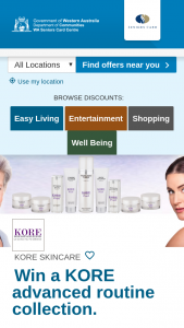 WA Seniors – Win a Kore Advanced Routine Collection (prize valued at $439)